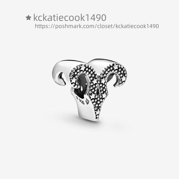 Pandora Sparkling Aries Zodiac Charm - Picture 2 of 4